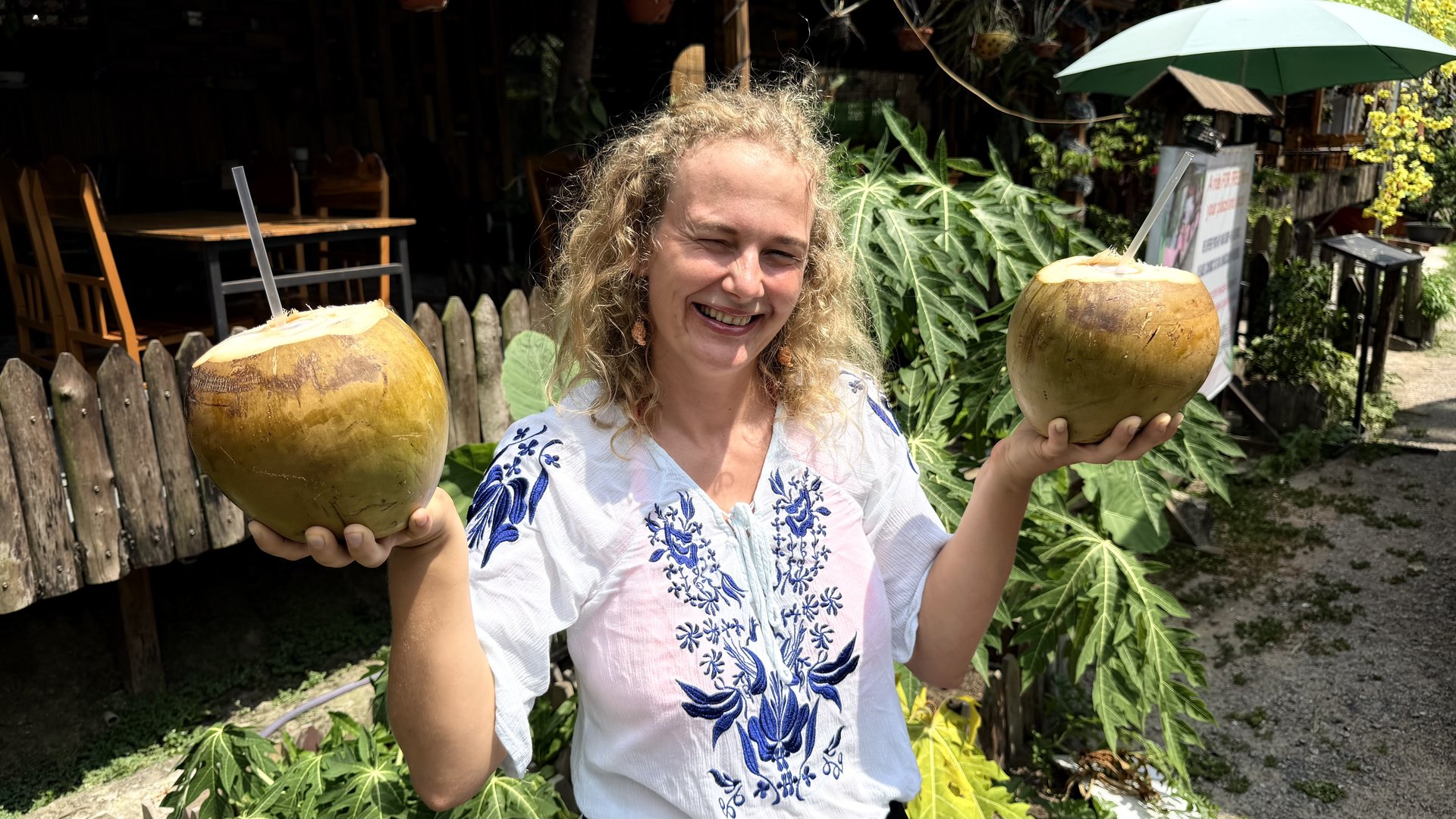 Two coconuts, zero shame